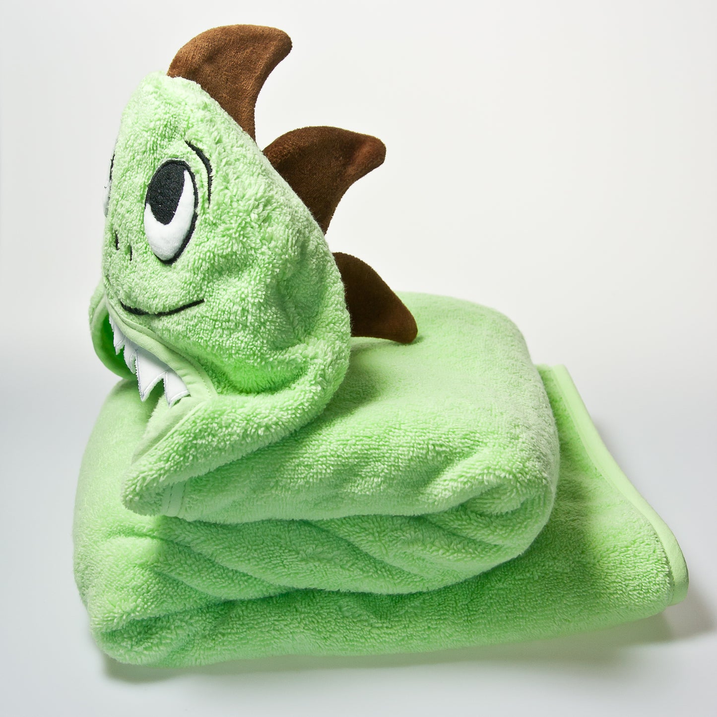 Dino Hooded Cotton Turkish Towel: Baby