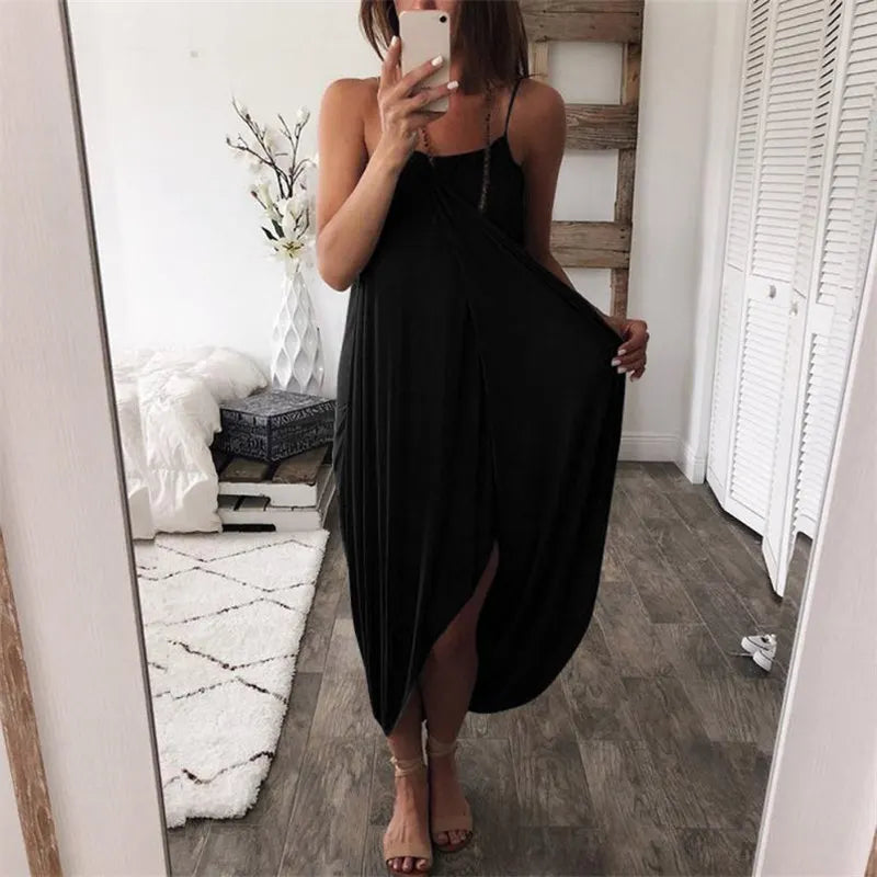 Casual Maternity Summer Dress - Off Shoulder Pregnancy Dress (Plus Size)