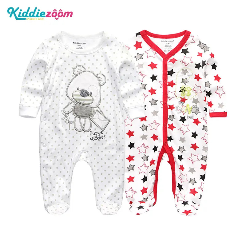 Baby Clothing Set – Full Sleeve Cotton Bodysuit for Newborns (0-12M).