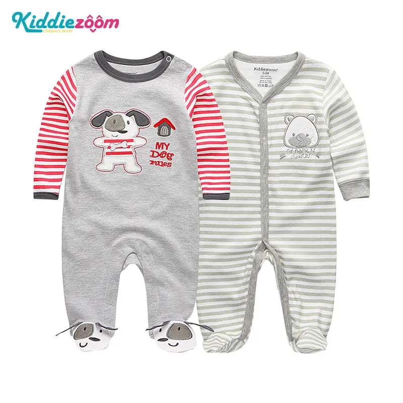 Baby Clothing Set – Full Sleeve Cotton Bodysuit for Newborns (0-12M).