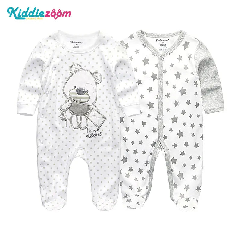 Baby Clothing Set – Full Sleeve Cotton Bodysuit for Newborns (0-12M).