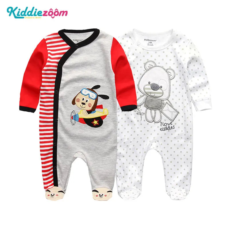 Baby Clothing Set – Full Sleeve Cotton Bodysuit for Newborns (0-12M).