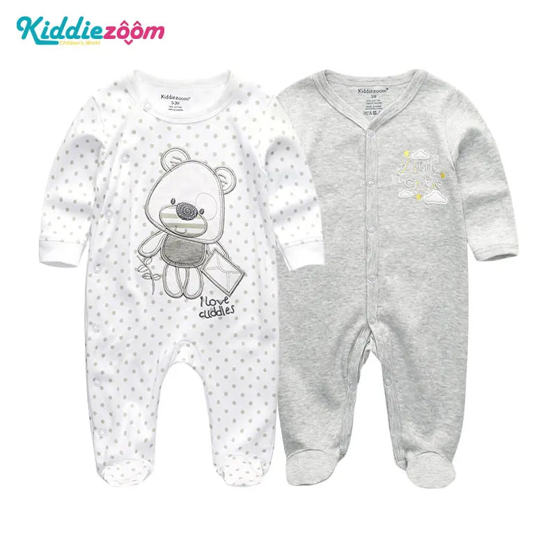 Baby Clothing Set – Full Sleeve Cotton Bodysuit for Newborns (0-12M).