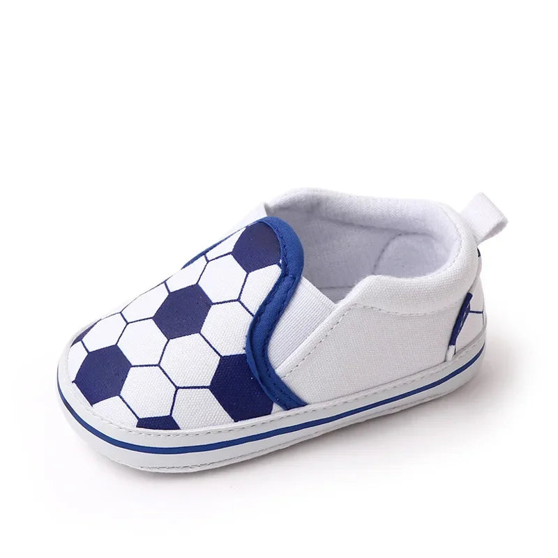 Newborn Baby Lace-Up Sneakers – PU Leather (0-18M).