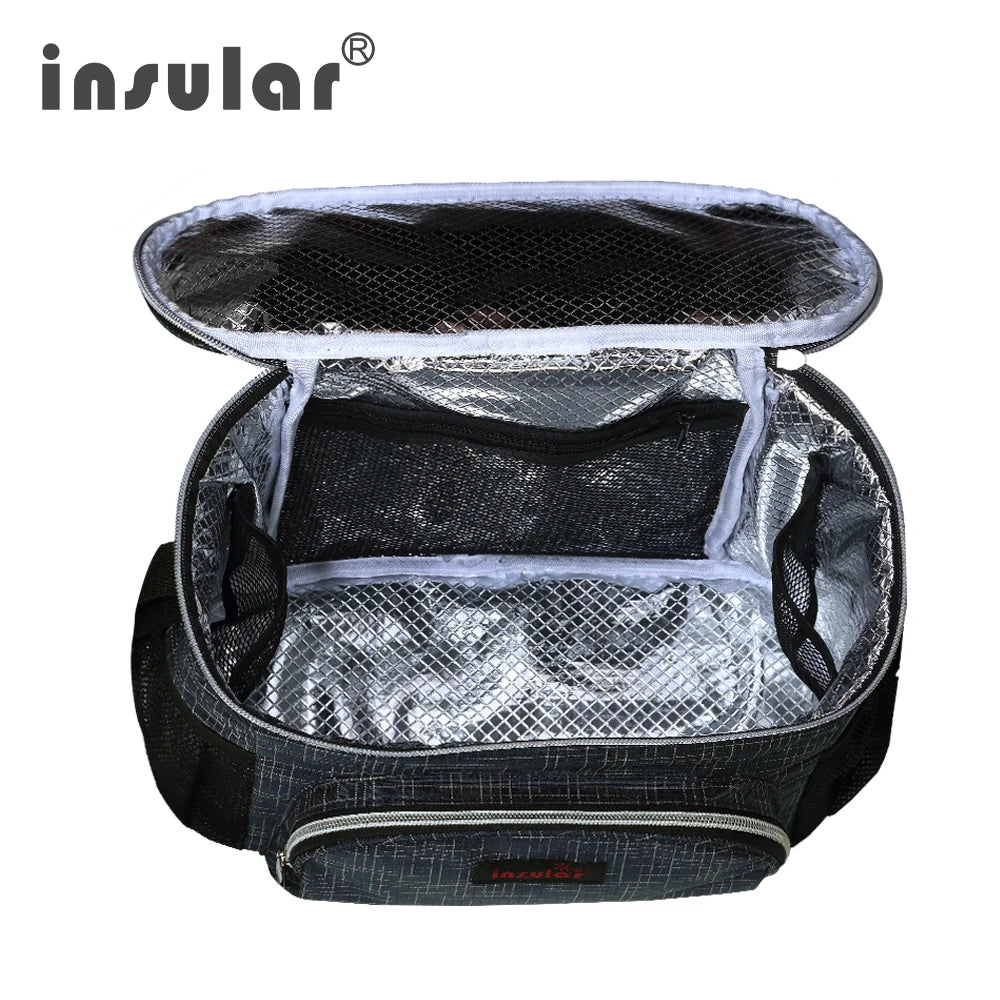 Insular Waterproof Insulated Diaper Bag – Stroller-Friendly.