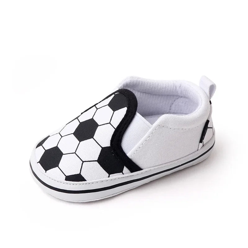 Newborn Baby Lace-Up Sneakers – PU Leather (0-18M).